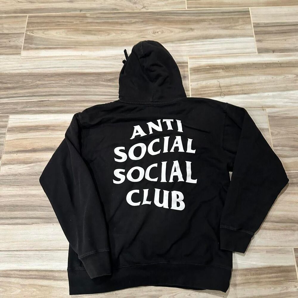 Anti-social-social-club Men's Black Hoodie